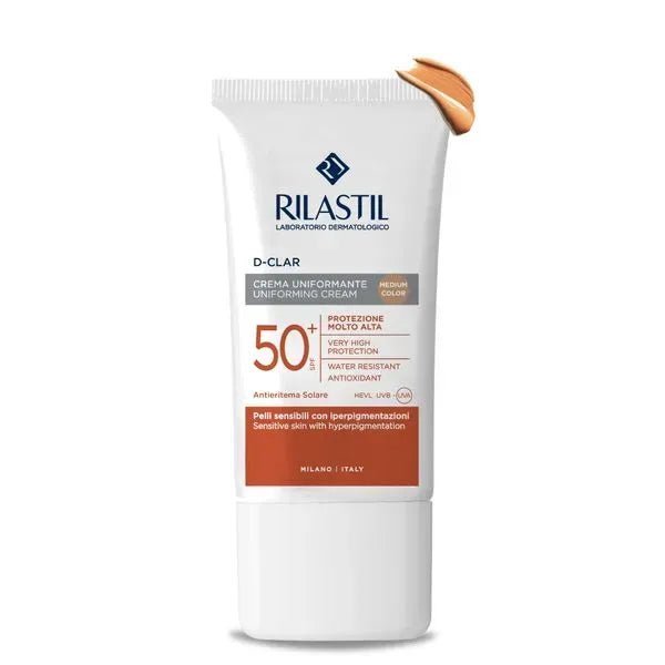 Rilastil D - Clar Crema Uniformante FPS50+ Tono Medio x40ml - TIENDA PIEL