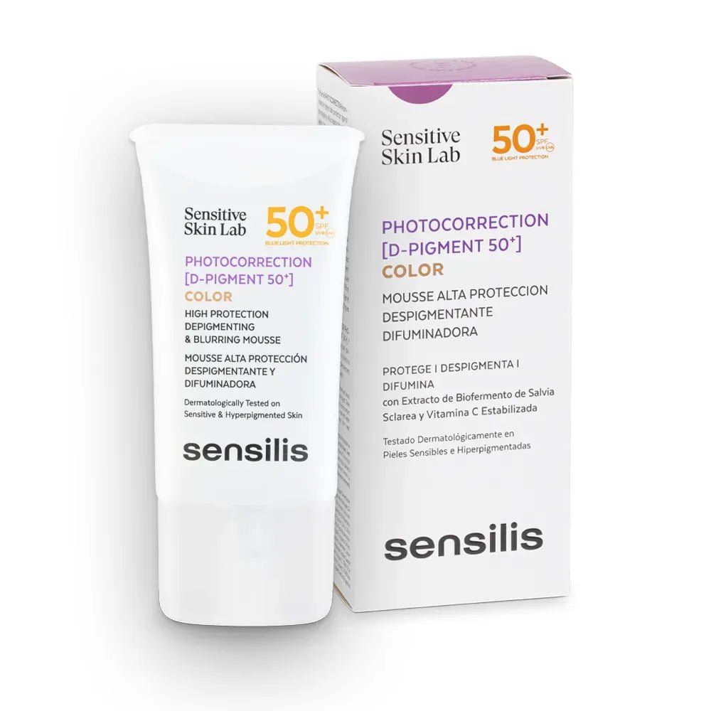 Sensilis Fotoprotector Photocorrection D - Pigment FPS50+ con Color x40ml - TIENDA PIEL
