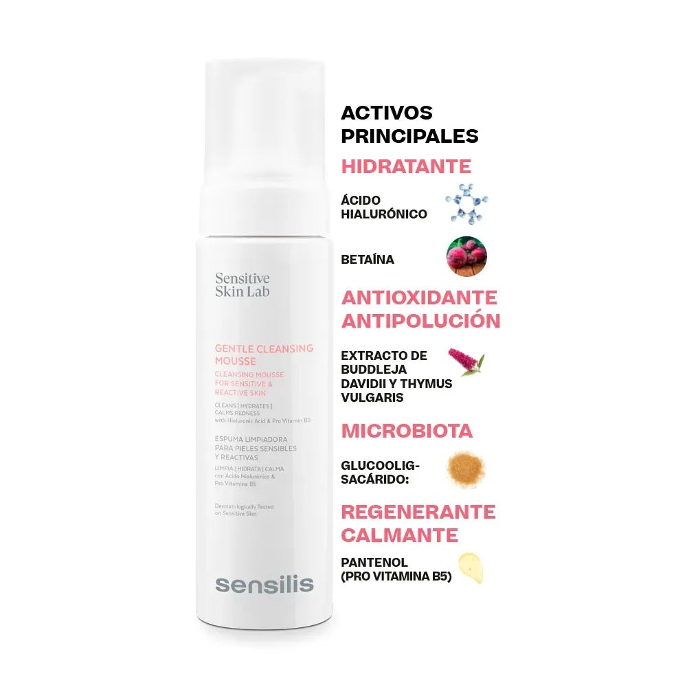 Sensilis Gentle Cleasing Espuma Limpiadora x200ml - TIENDA PIEL