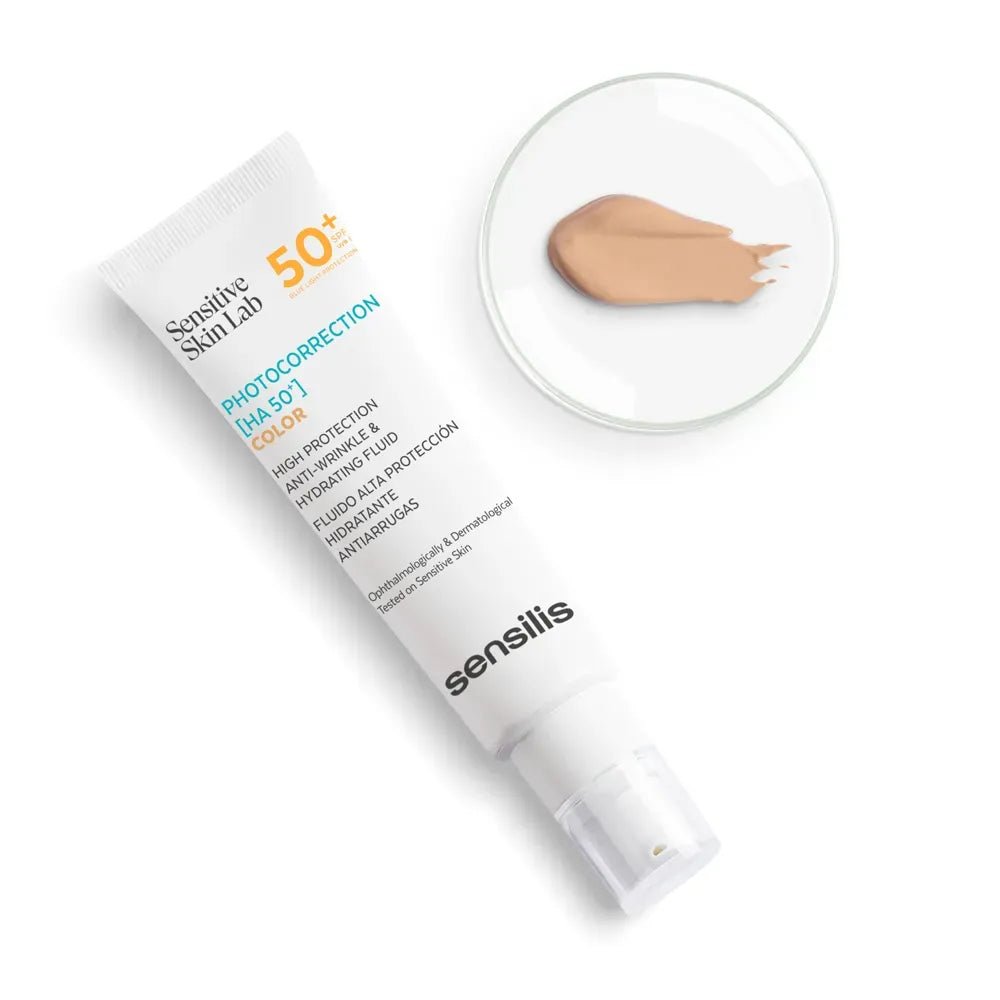 Sensilis Photocorrection [HA 50+] Antiedad SPF50+ Con Color x50ml - TIENDA PIEL