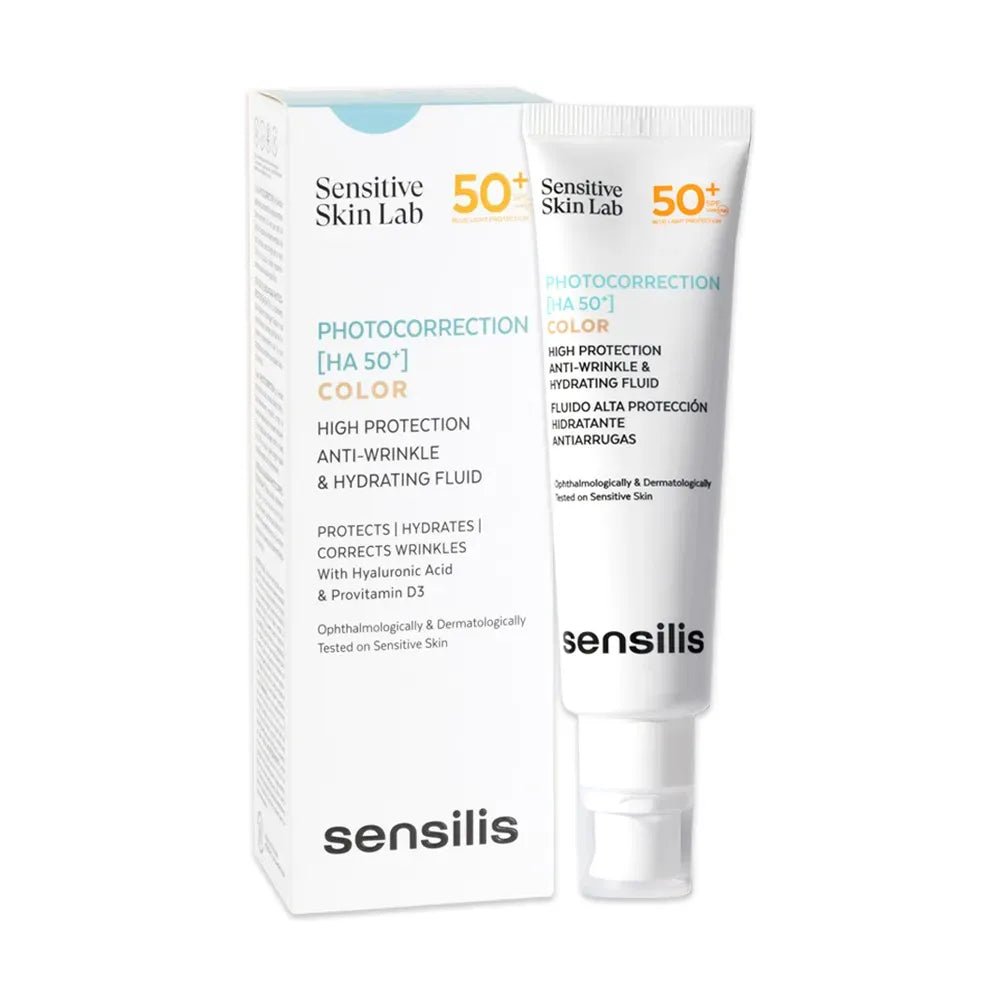 Sensilis Photocorrection [HA 50+] Antiedad SPF50+ Con Color x50ml - TIENDA PIEL