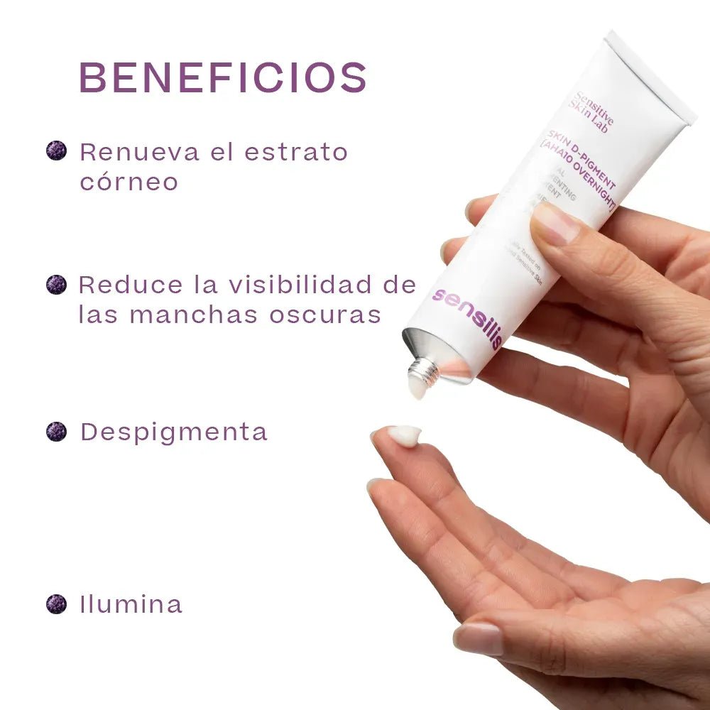 Sensilis Skin D - Pigment AHA10 Overnight Tratamiento Despigmentante x30ml - TIENDA PIEL