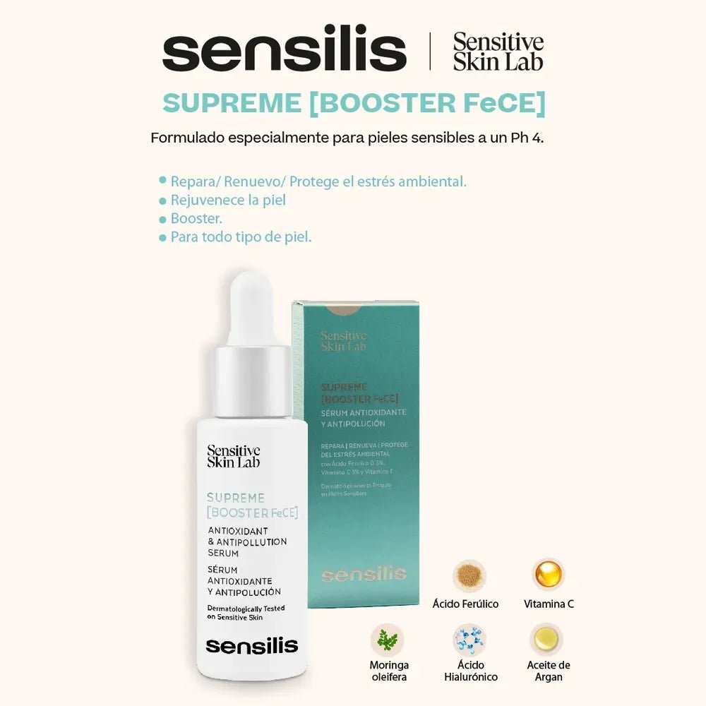 Sensilis Supreme Booster Sérum Antioxidante x30ml - TIENDA PIEL