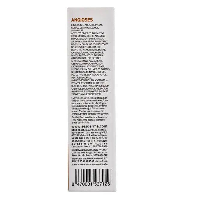 Sesderma Angioses Contorno De Ojos Gel x15ml - TIENDA PIEL