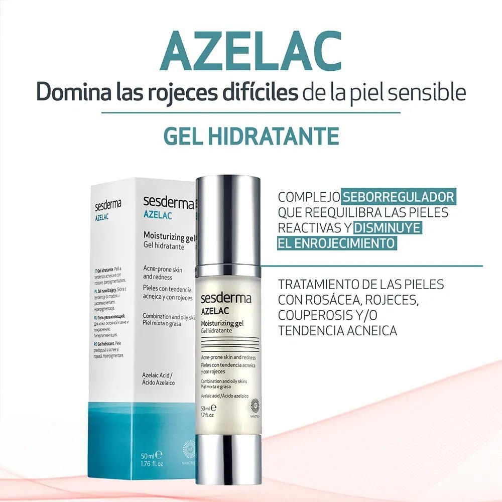 Sesderma Azelac Gel Hidratante x50ml - TIENDA PIEL