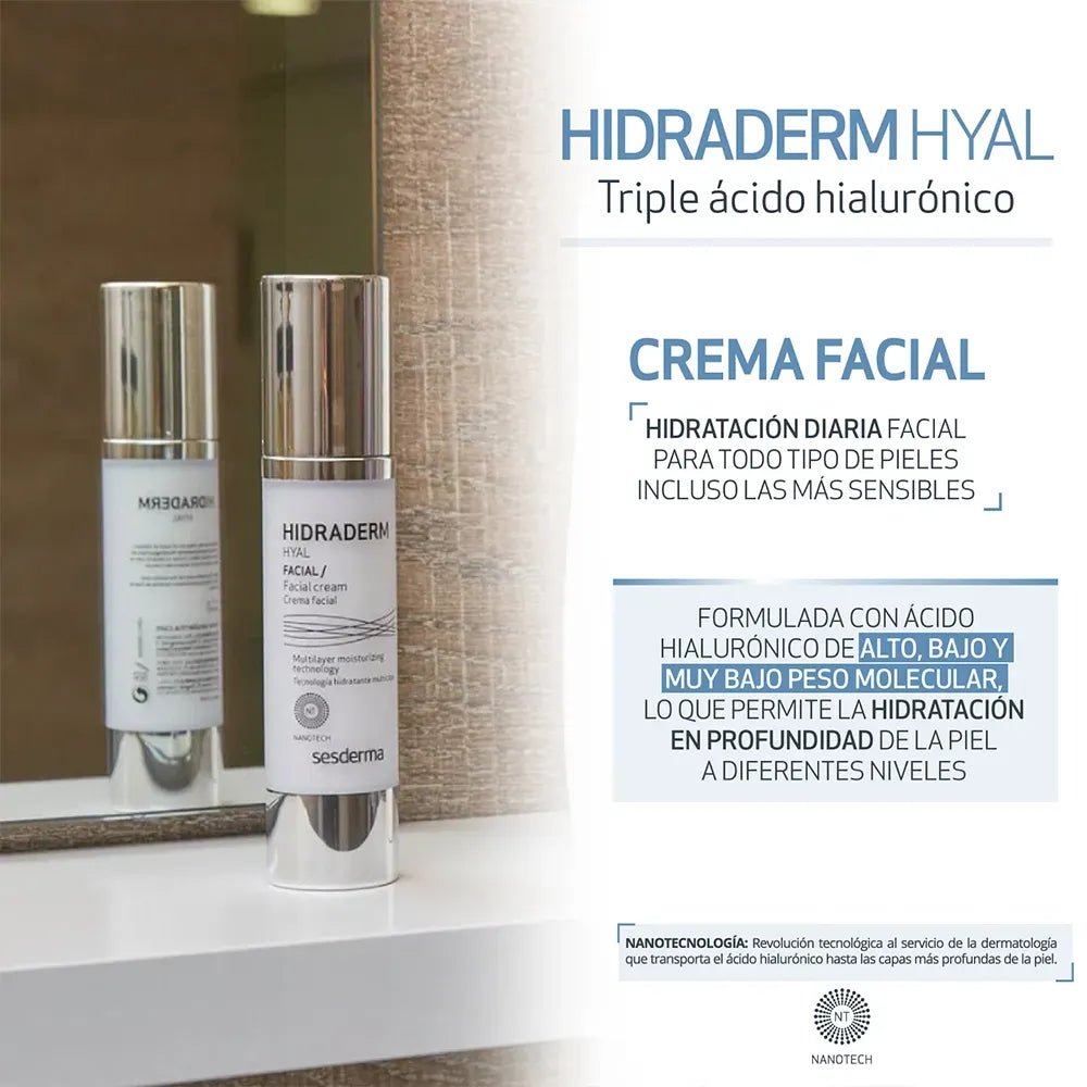Sesderma Hidraderm Hyal Crema Facial x50ml - TIENDA PIEL