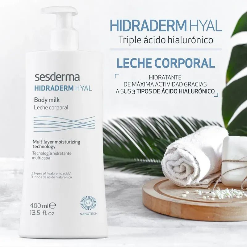 Sesderma Hidraderm Hyal Leche Corporal x400ml - TIENDA PIEL