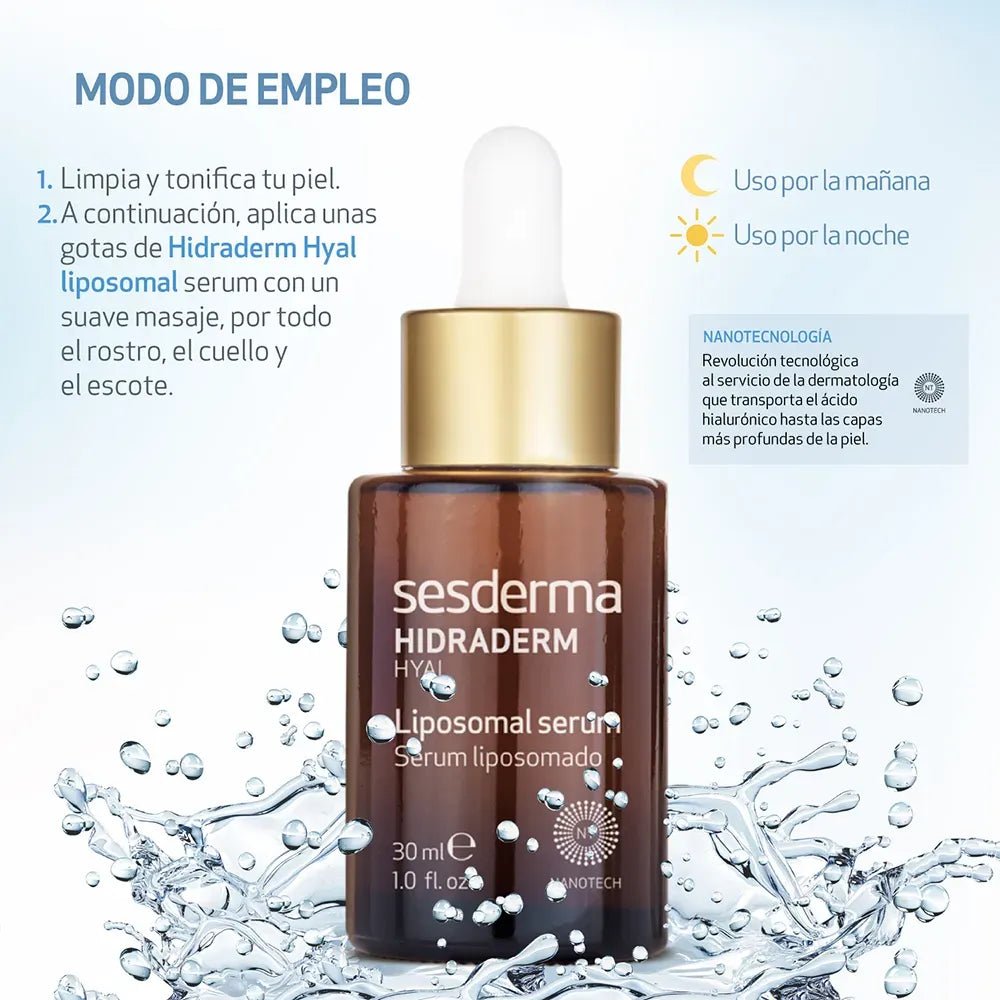 Sesderma Hidraderm Hyal Serúm Liposomal x30ml - TIENDA PIEL