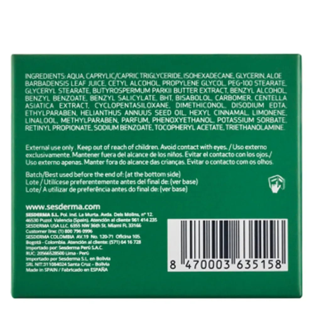 Sesderma Hidraloe Crema Facial x50ml - TIENDA PIEL