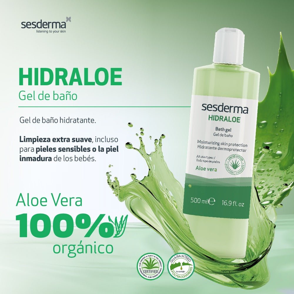 Sesderma Hidraloe Gel De Baño x 500 ml - TIENDA PIEL
