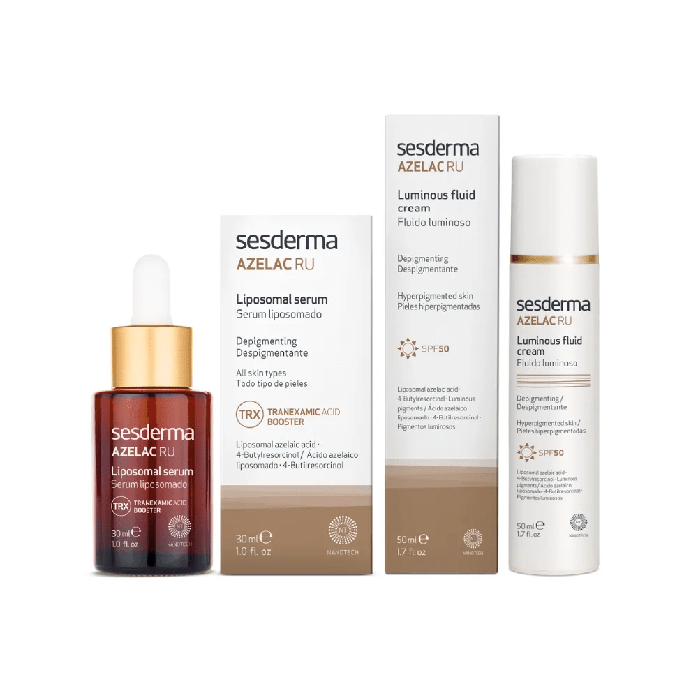 Sesderma Kit Azelac RU Sérum x30ml Gratis Azelac RU Fluido Luminoso x50ml - TIENDA PIEL