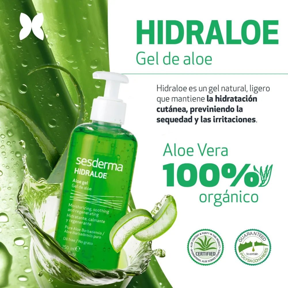 Sesderma Kit Repaskin Fluido Ligero x200ml + Hidraloe Gel de Aloe x250ml - TIENDA PIEL