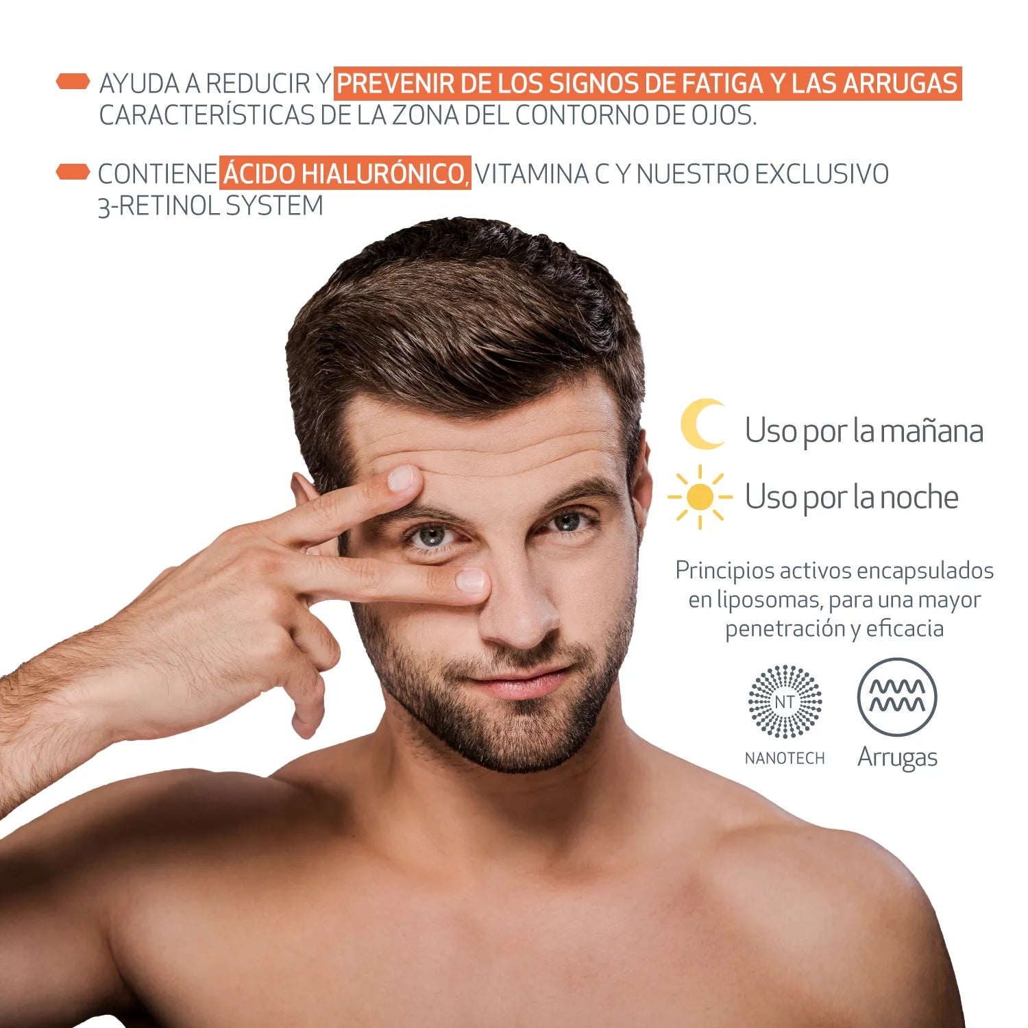 SESDERMA MEN ACTIVE EYE CONTOUR GEL X15ML - Tienda Piel