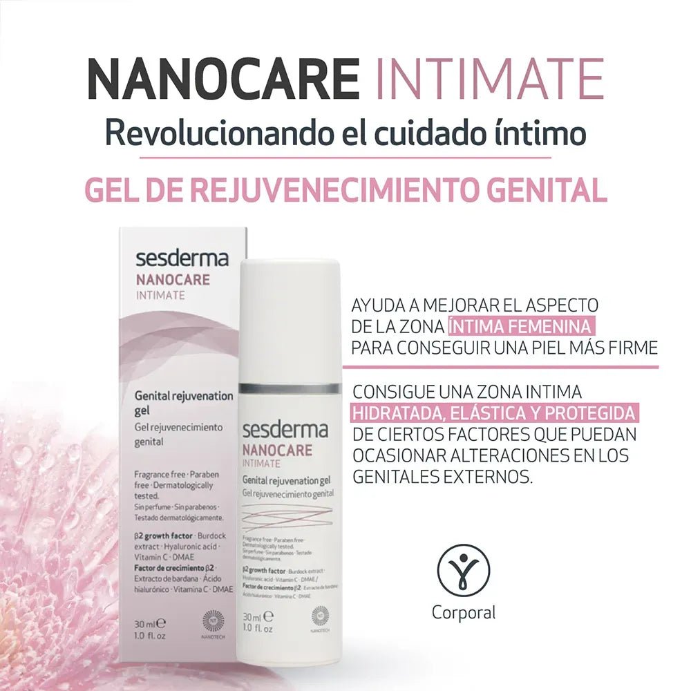 Sesderma Nanocare Intimate Rejuvenecimiento Genital x30ml - TIENDA PIEL