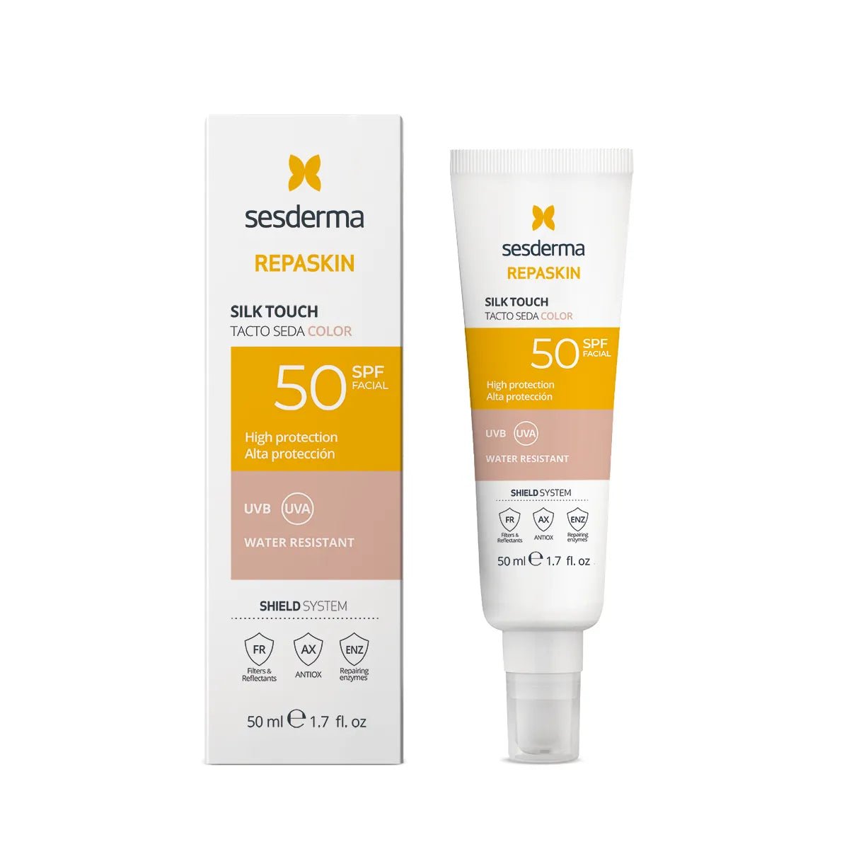 Sesderma Protector Solar Repaskin Tacto Seda Color SPF50 - TIENDA PIEL