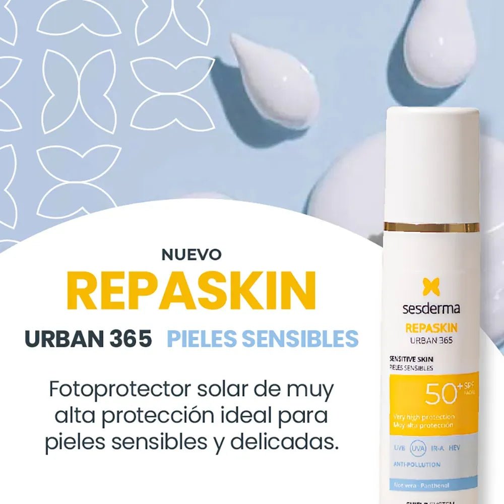 Sesderma Repaskin Urban 365 Pieles Sensibles SPF50+ x50ml - TIENDA PIEL