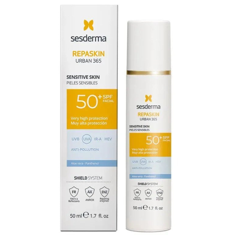 Sesderma Repaskin Urban 365 Pieles Sensibles SPF50+ x50ml - TIENDA PIEL