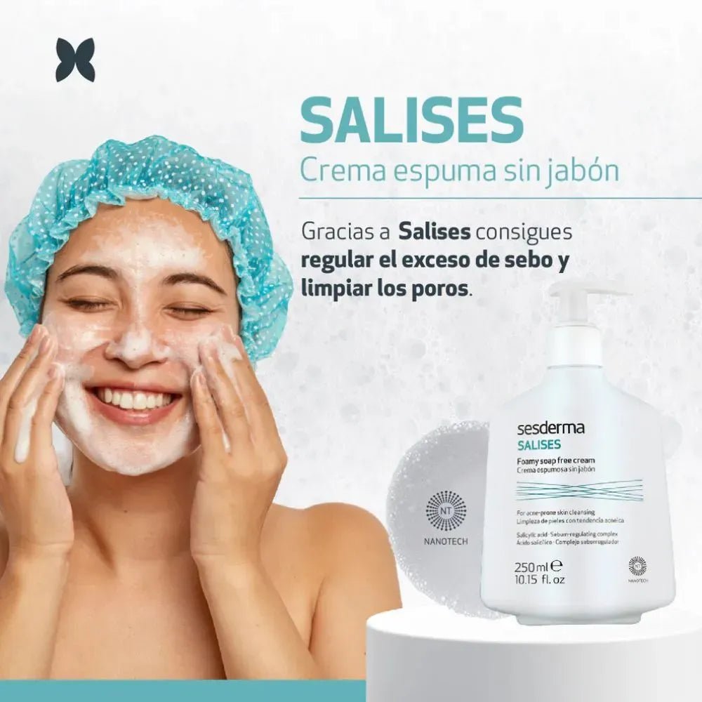 Sesderma Salises Crema Espumosa Sin Jabón x250ml - TIENDA PIEL