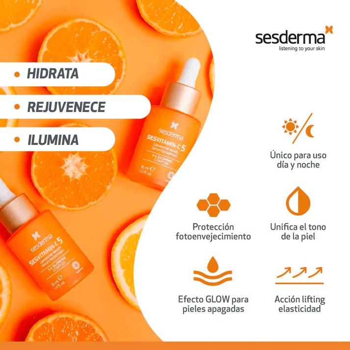 Sesderma Sérum Sesvitamin - C 5 x30ml - TIENDA PIEL