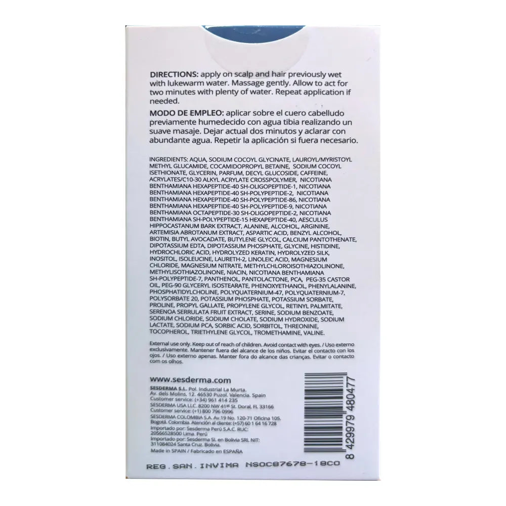 Sesderma Seskavel Champú Anticaída x250ml - TIENDA PIEL