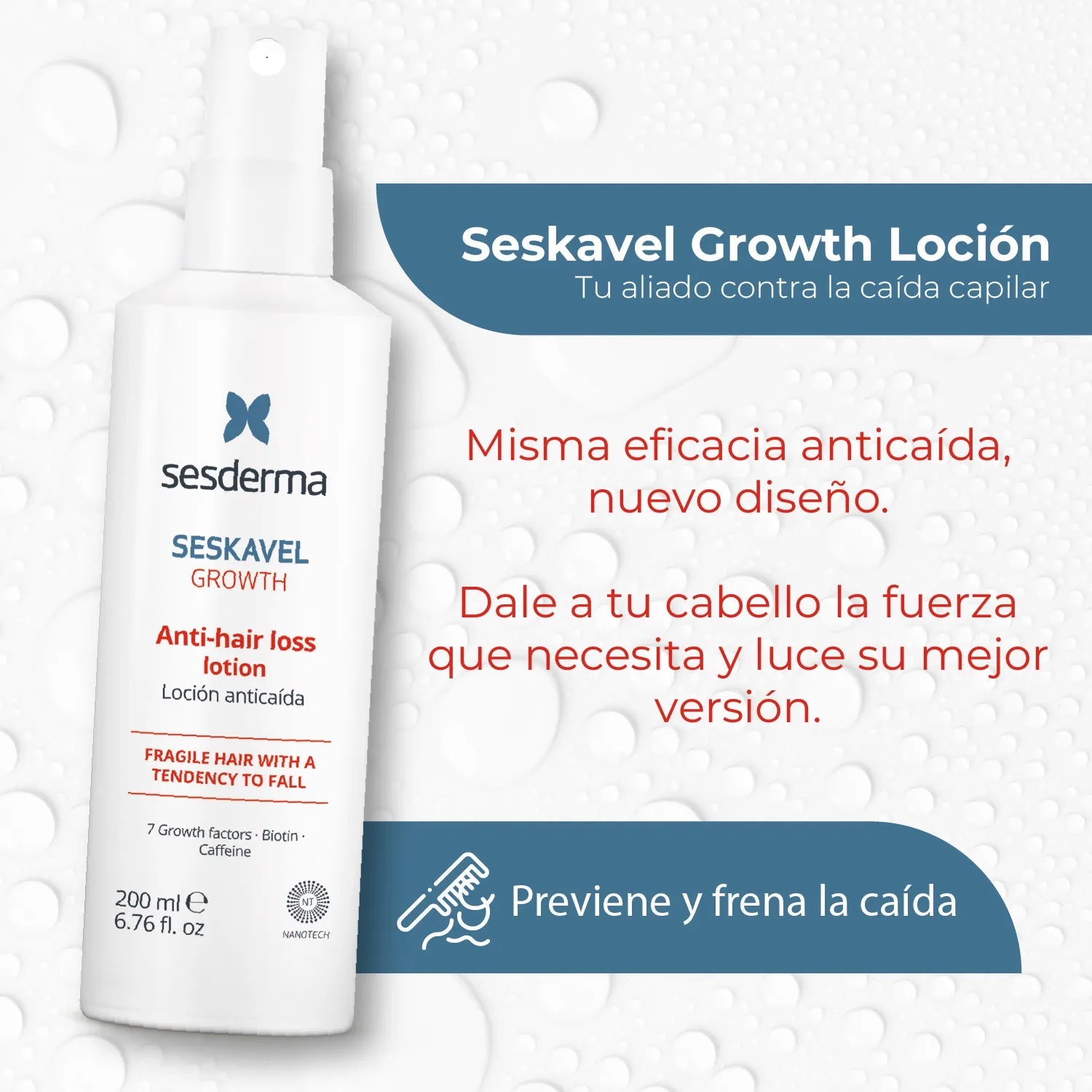 Sesderma Seskavel Locion Capilar x200ml - TIENDA PIEL