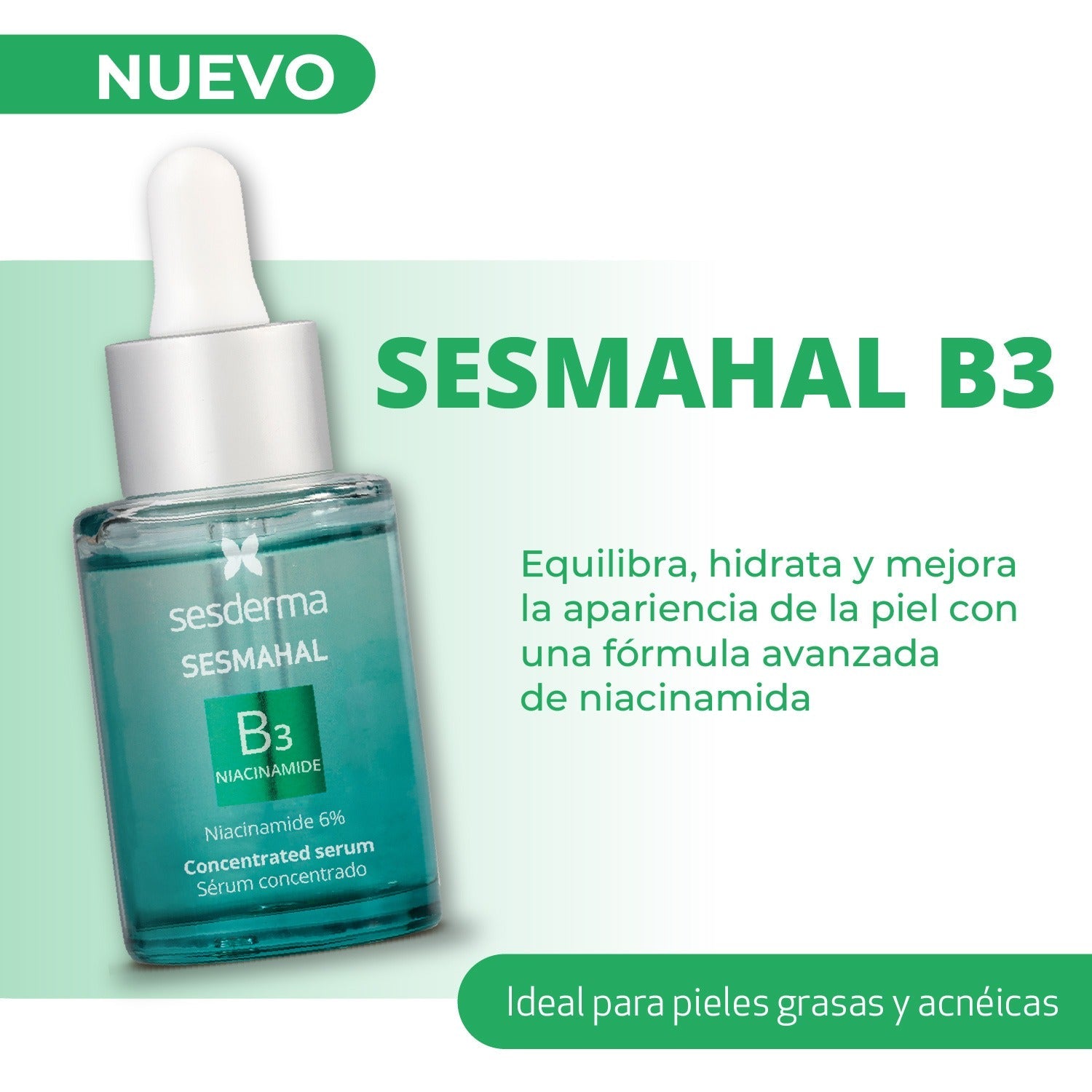 Sesderma Sesmahal Sérum B3 Niacinamida x30ml - TIENDA PIEL