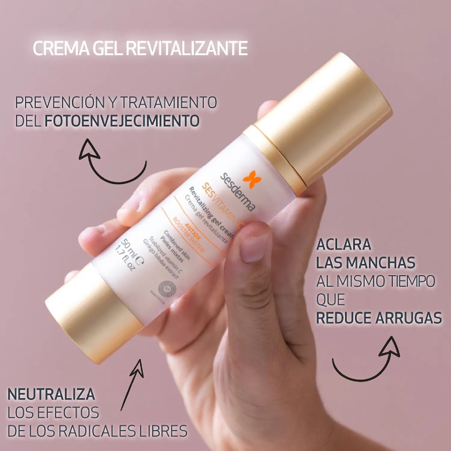 Sesderma Sesvitamin - C Crema Gel Revitalizante x50ml - TIENDA PIEL