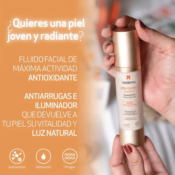 Sesderma Sesvitamin C Radiance Fluido x50ml - TIENDA PIEL