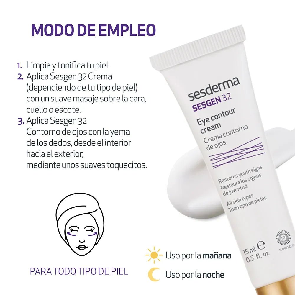 Sesederma Sesgen 32 Contorno De Ojos x15ml - TIENDA PIEL