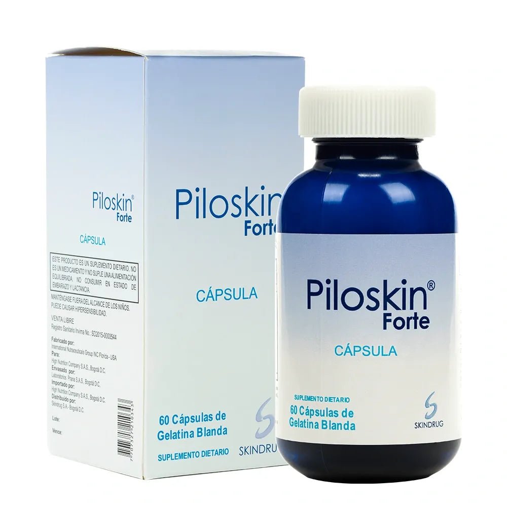Skindrug Piloskin Biotina Forte x60 Cápsulas - TIENDA PIEL