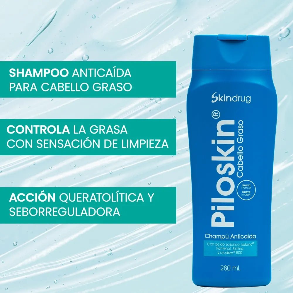 Skindrug Piloskin Champú Cabello Graso x280ml - TIENDA PIEL
