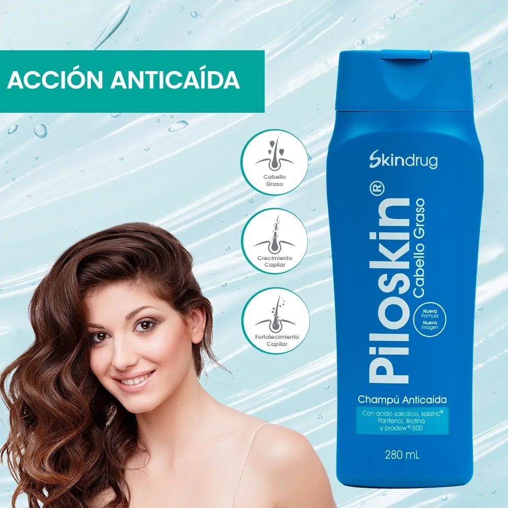 Skindrug Piloskin Champú Cabello Graso x280ml - TIENDA PIEL