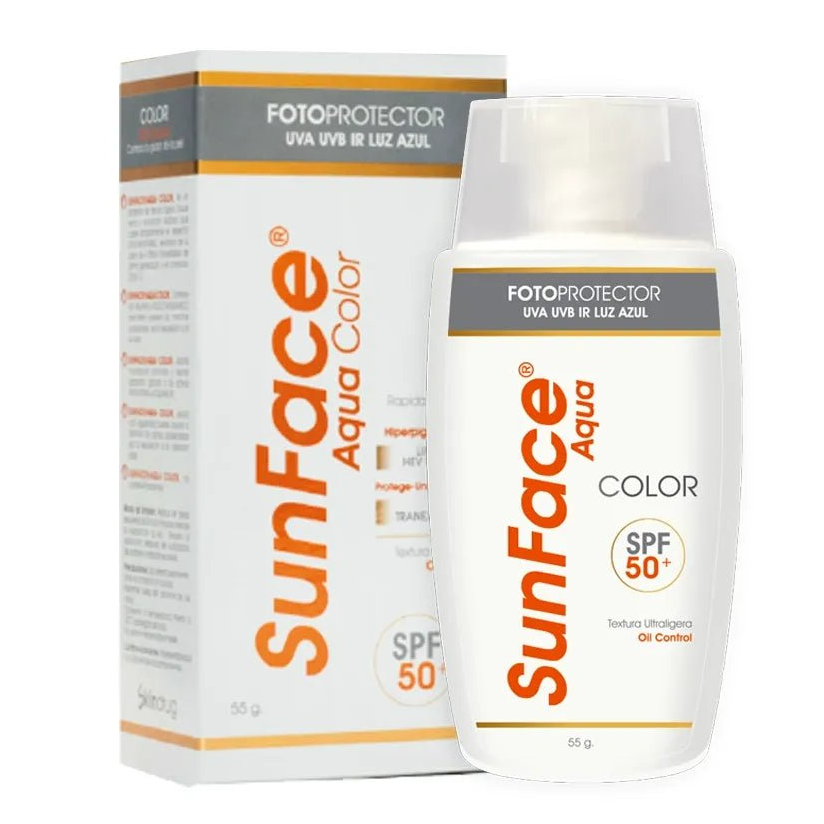 Skindrug SunFace Aqua SPF50+ con Color x55g - TIENDA PIEL