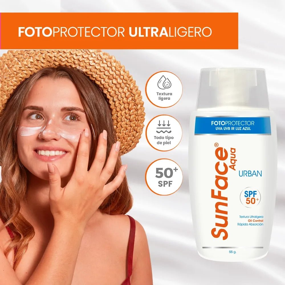 Skindrug Sunface Aqua Urban SPF50 x55g - TIENDA PIEL