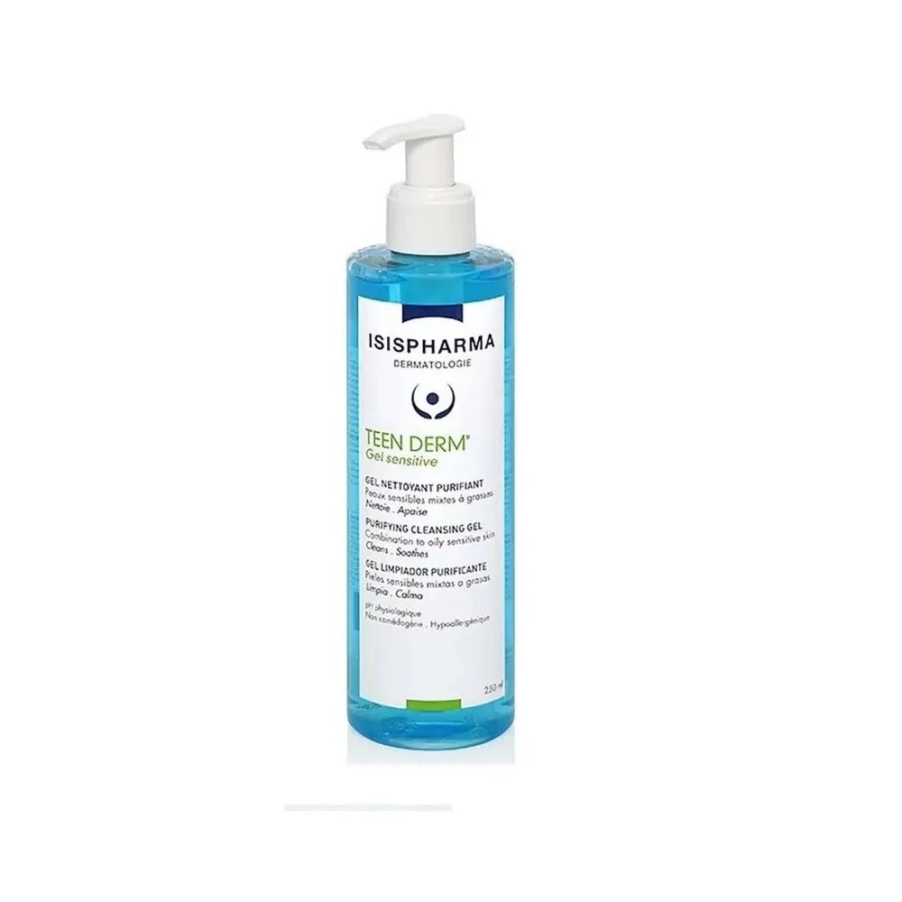 Teen Derm Gel Sensitive X 250ML - TIENDA PIEL