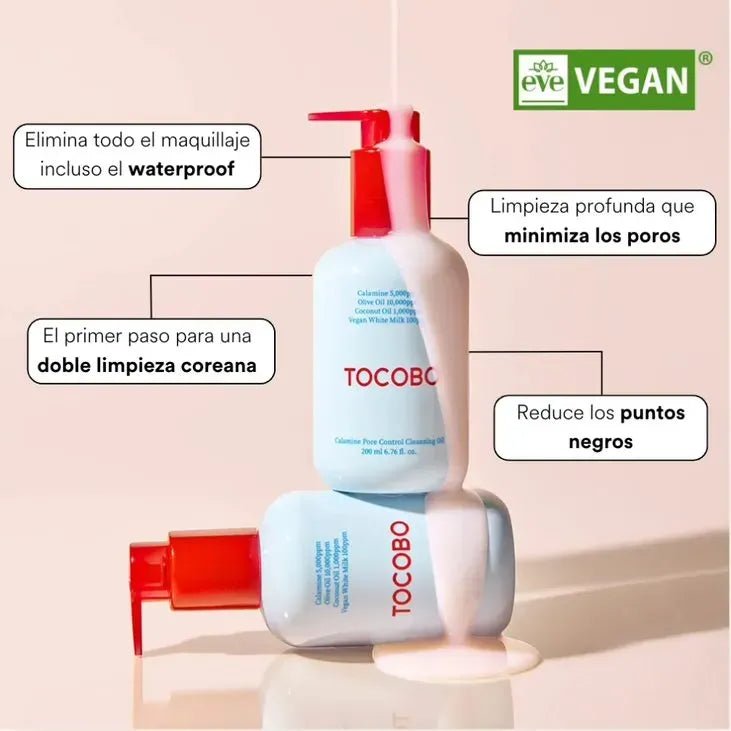 Tocobo Calamine Pore Control Aceite Limpiador x200ml - TIENDA PIEL