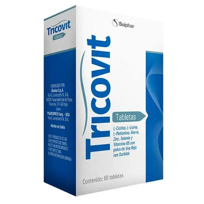 Suiphar Tricovit 400MG X 60 Tabletas