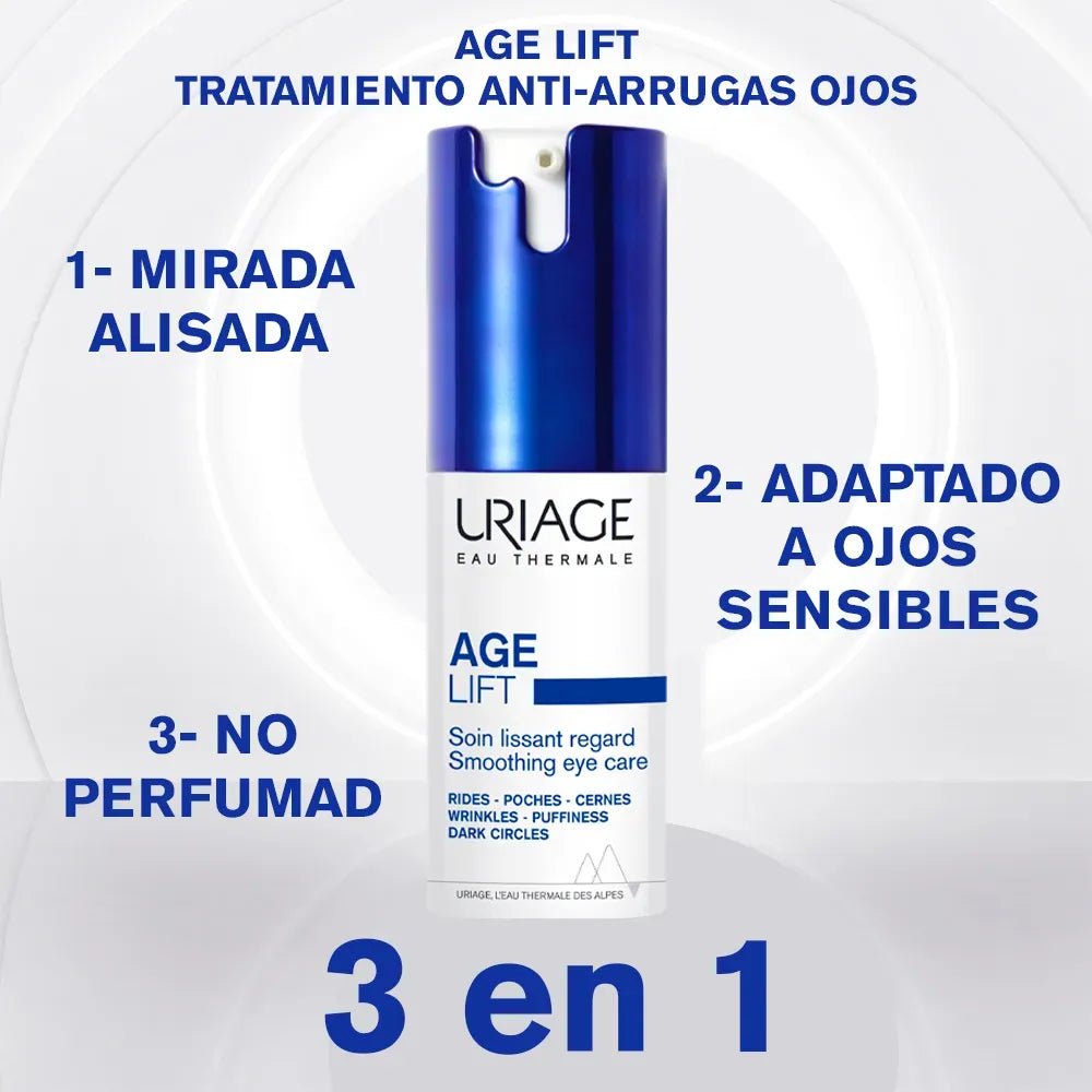 Uriage Age Lift Tratamiento Anti - Arrugas Contorno De Ojos x15ml - TIENDA PIEL