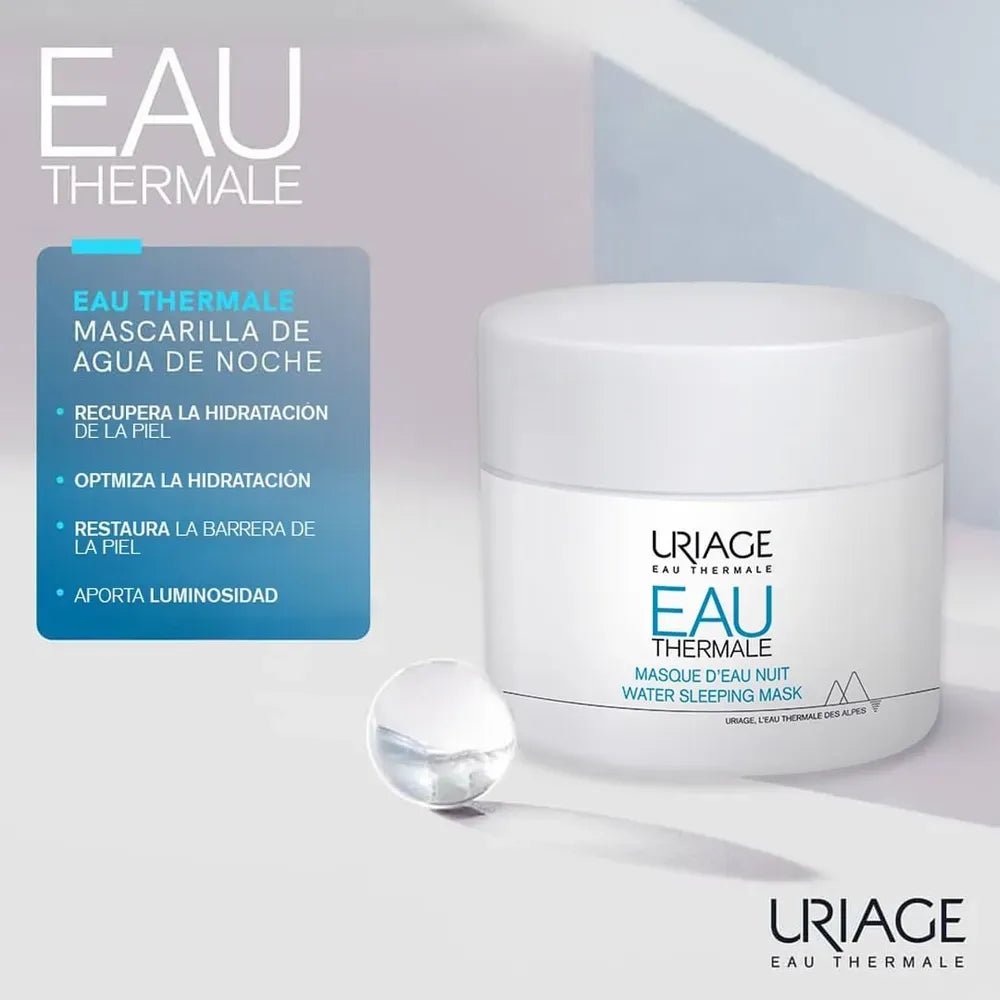 Uriage Agua Termal Mascarilla de Noche x50ml - TIENDA PIEL