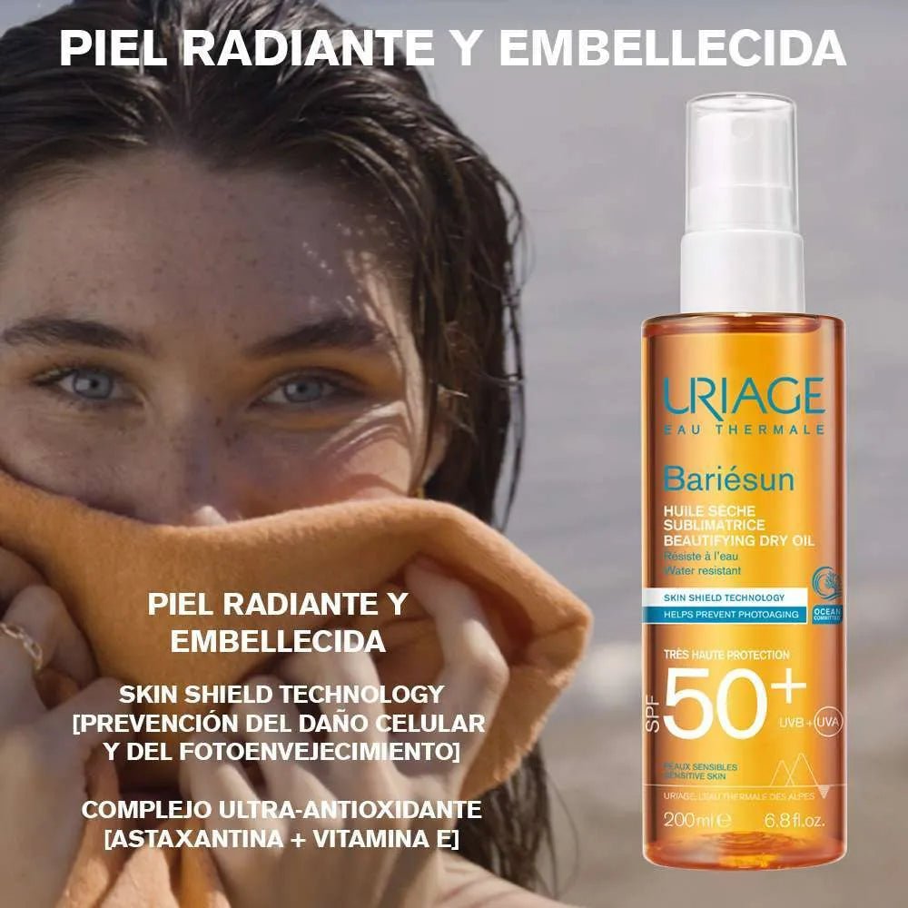 Uriage Bariesun Aceite Seco SPF 50 X 200ML - TIENDA PIEL