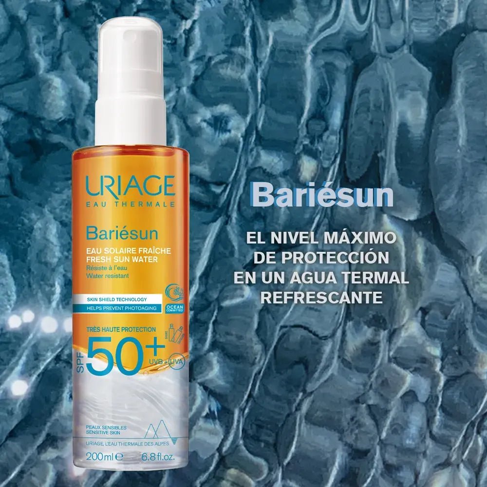 Uriage Bariésun Agua Solar Refrescante SPF50+ x200ml - TIENDA PIEL