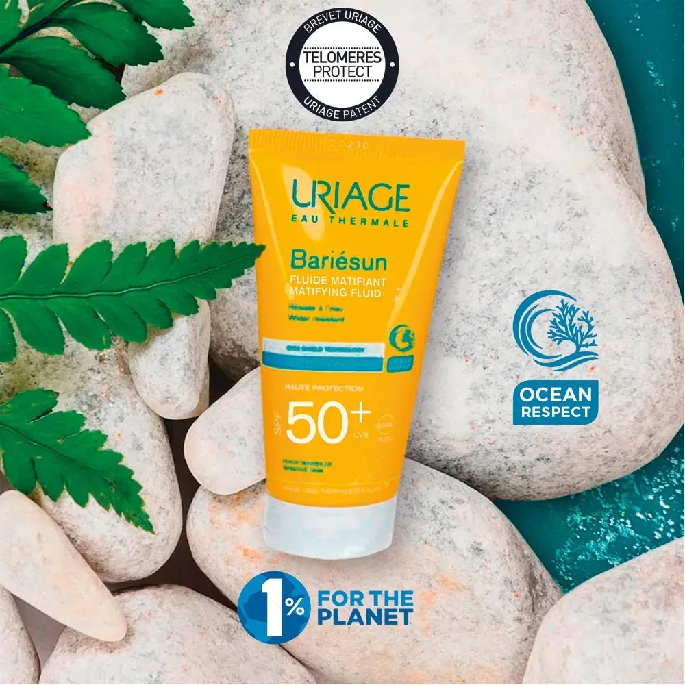 Uriage Fotoprotector Bariésun Fluido Mat SPF50+ x50ml - TIENDA PIEL