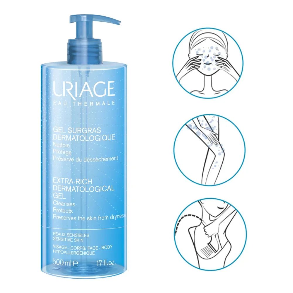 Uriage Gel De Baño x500ml - TIENDA PIEL