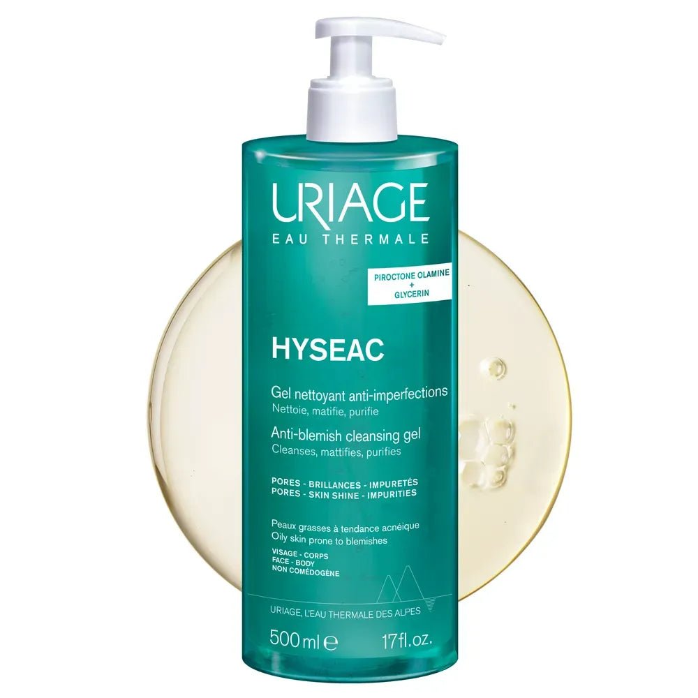 Uriage Hyseac Gel Limpiador x 500ml - Tienda Piel