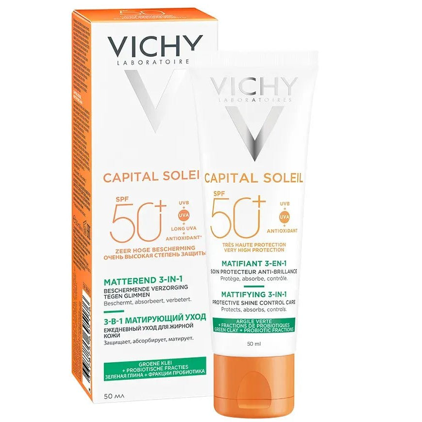 Vichy Capital Soleil Matificante 3 En 1 SPF50+ x50ml - TIENDA PIEL