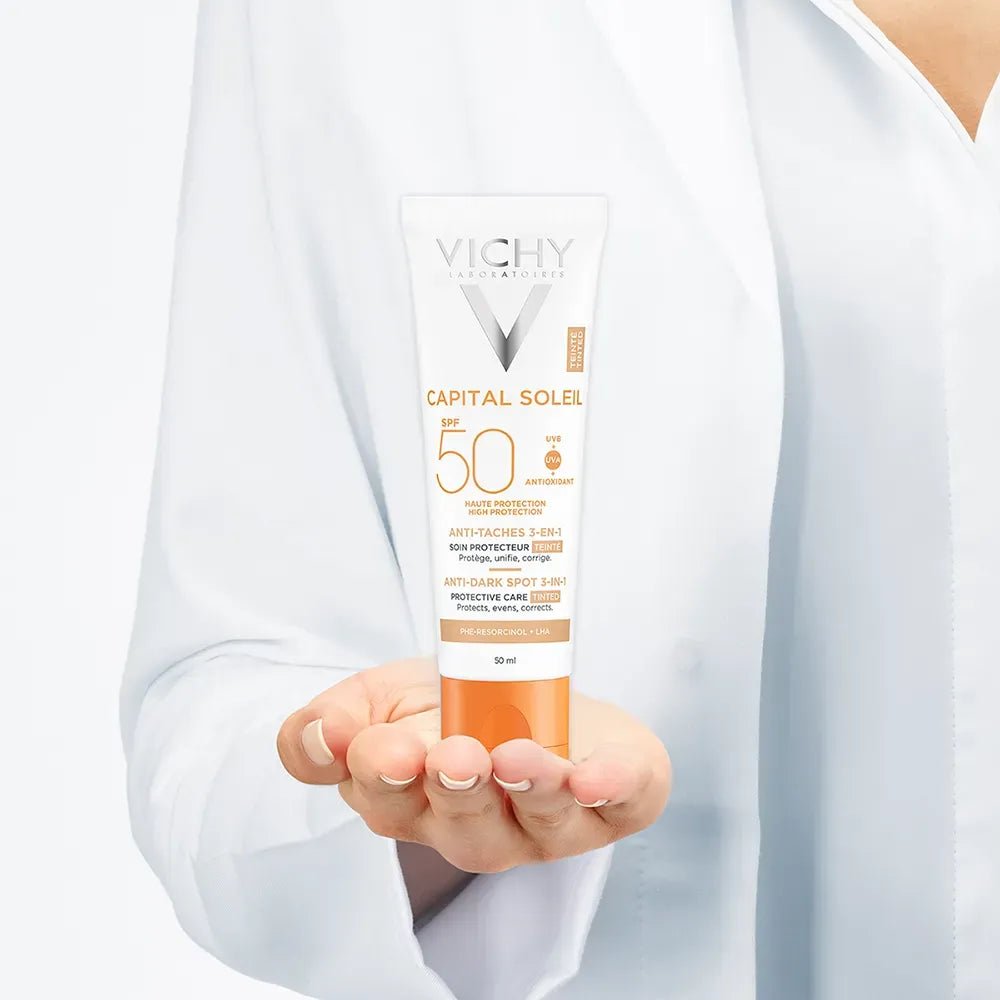 Vichy Capital Soleil Protector solar Vichy antimanchas Spa 50+ - TIENDA PIEL