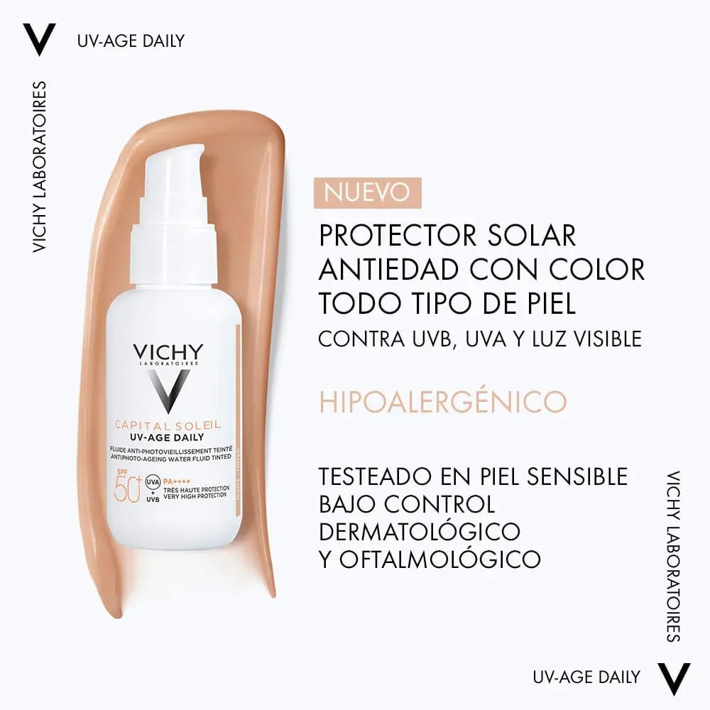 Vichy Capital Soleil UV Daily Con Color SPF50+ x40ml - TIENDA PIEL