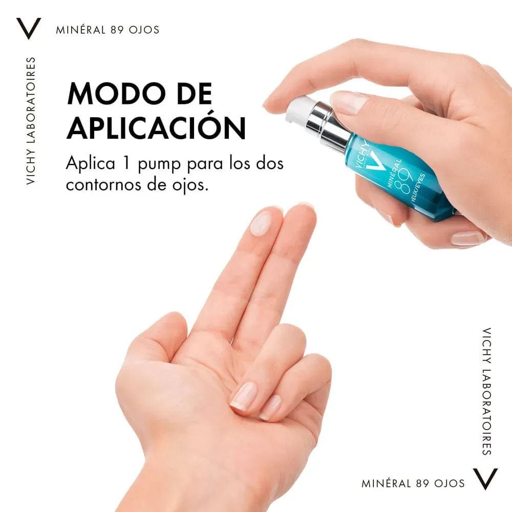 Vichy Mineral 89 Reparador Fortificante Para Ojos x15ml - TIENDA PIEL