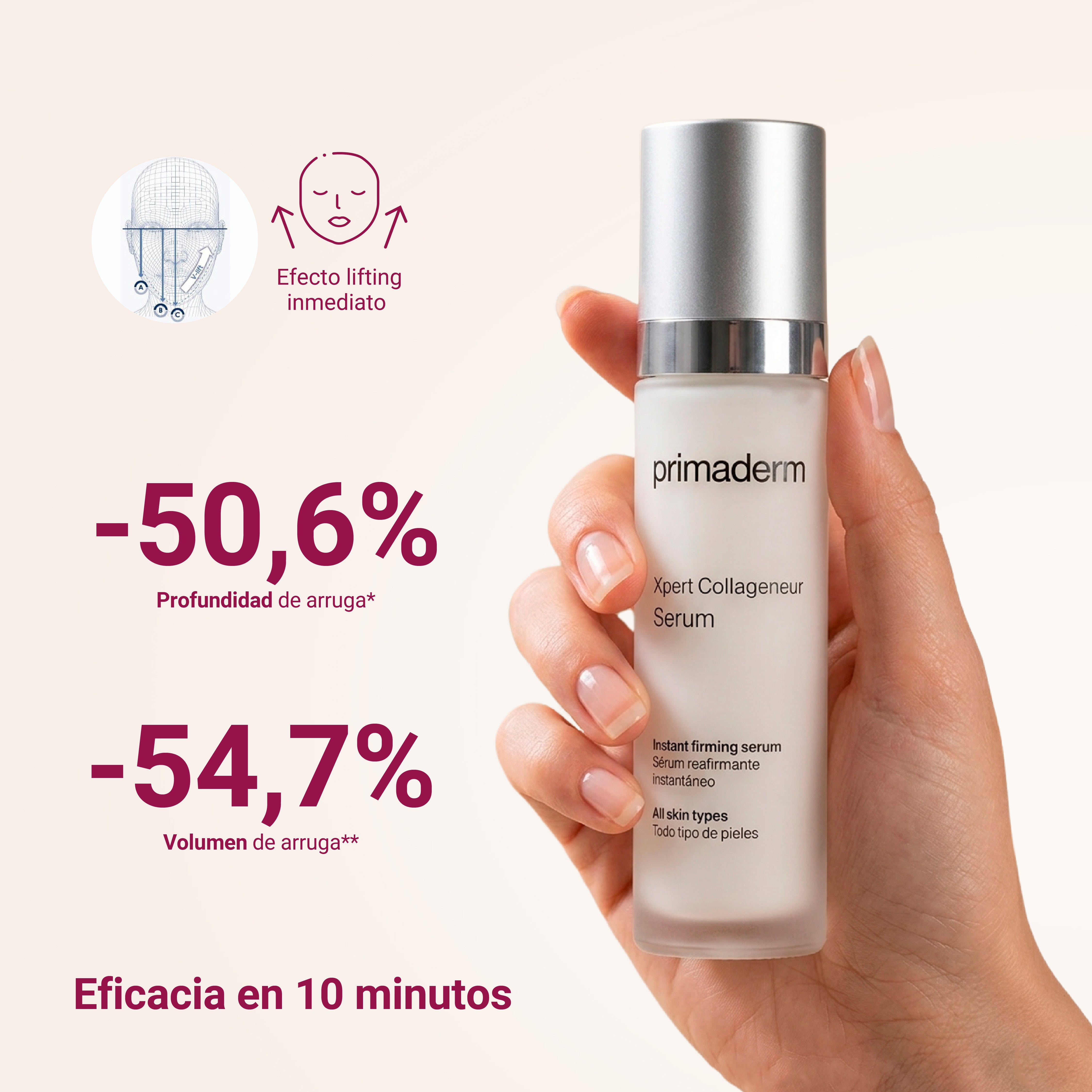 Primaderm  Xpert Collageneur Serum / todo tipo de pieles