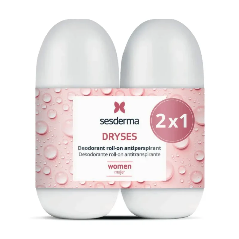 Sesderma Kit Dryses Woman Desodorante en Roll-On Antitranspirante x2 Unidades x75ml